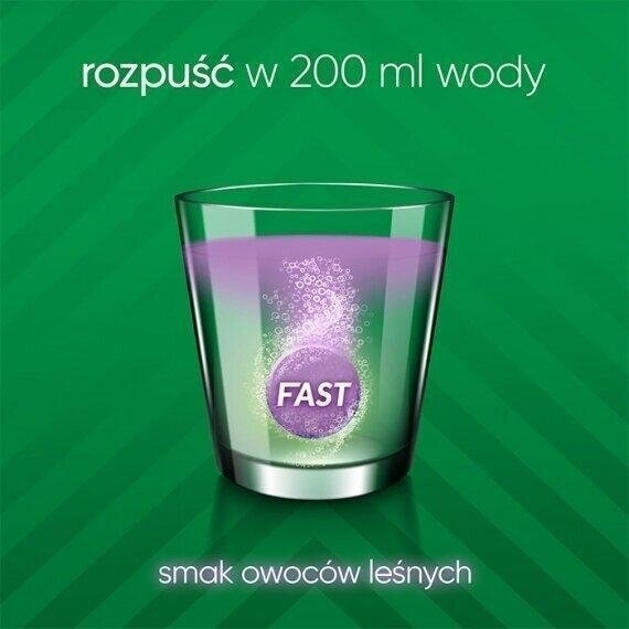 Vigor UP! Fast 20 tabletek musujących o smaku owoców leśnych