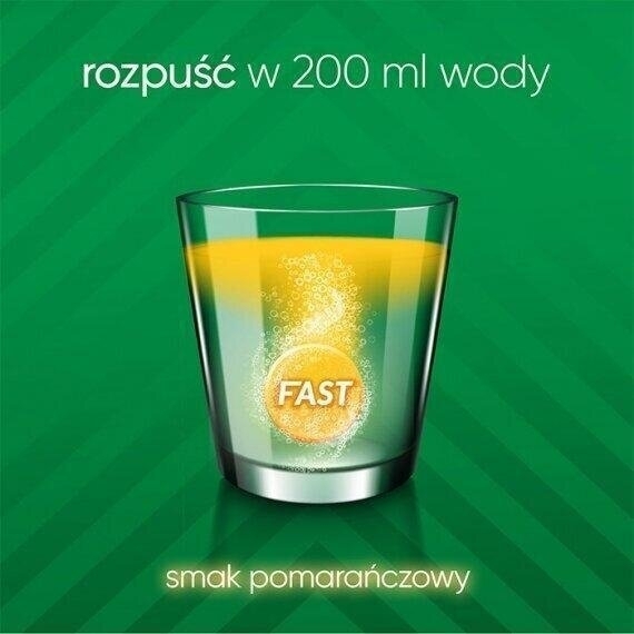 Vigor UP! Fast 20 tabletek musujących o smaku pomarańczowym