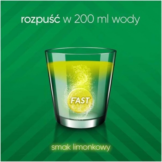 Vigor UP! Fast o smaku limonkowym 20 tabletek musujących