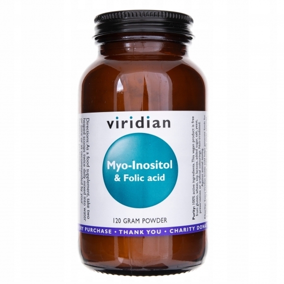 Viridian Myo-Inositol + kwas foliowy 120 g