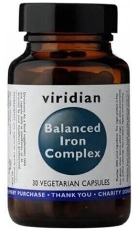Viridian Żelazo Complex 30 kapsułek