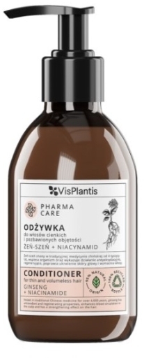 Vis Plantis Pharma Care Odżywka do włosów cienkich i pozbawionych objętości Żeń - szeń + Niacynamid 300 ml