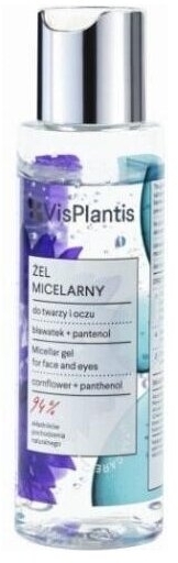 Vis Plantis Żel micelarny do twarzy bławatek i pantenol 100ml