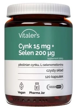 Vitaler's Cynk + Selen organiczny 120 kapsułek