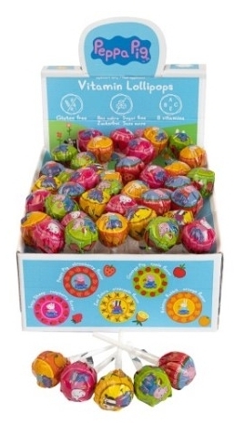 Vitamin Lollipops Peppa Pig lizak jabłkowy 1 sztuka