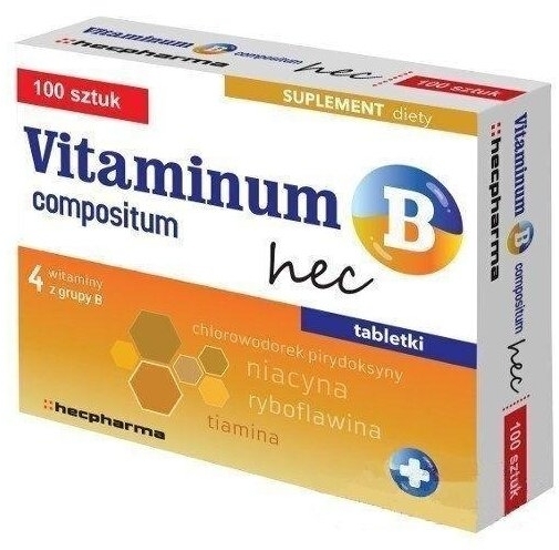 Vitaminum B compositum Hec 100 tabletek