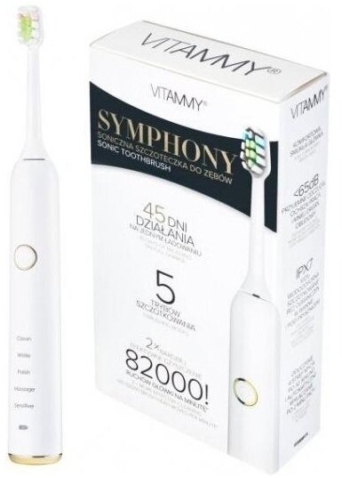 Vitammy Symphony Szczoteczka Soniczna Biała USB