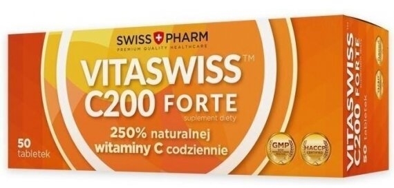 Vitaswiss C200 Forte 50 tabletek