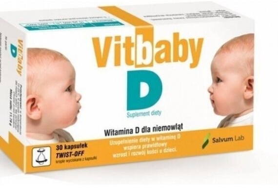 Vitbaby D 400 j.m. 30 kapsułek twist off