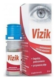 Vizik krople na podrażnione i zaczerwienione oczy 10 ml