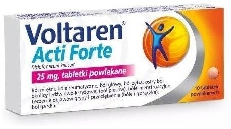 Voltaren Acti Forte 0,025g 10 tabletek