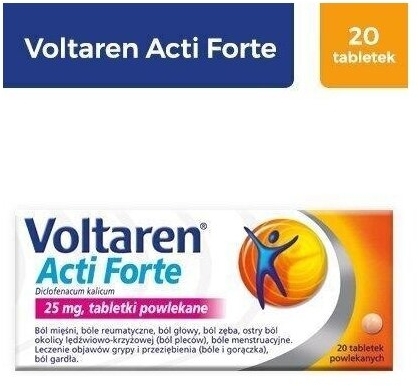 Voltaren Acti Forte 0,025g 20 tabletek