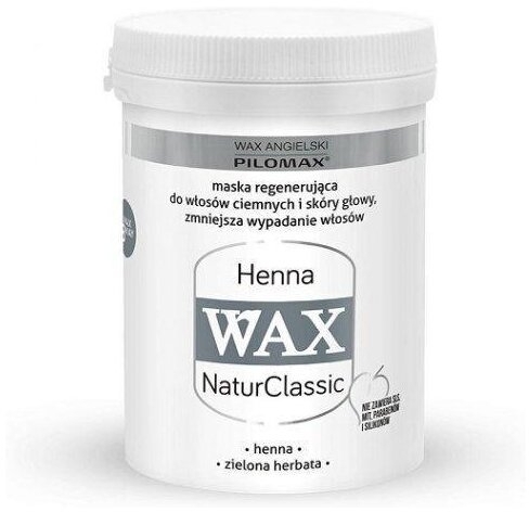 WAX NaturClassic Henna Maska do włosów ciemnych 240 ml
