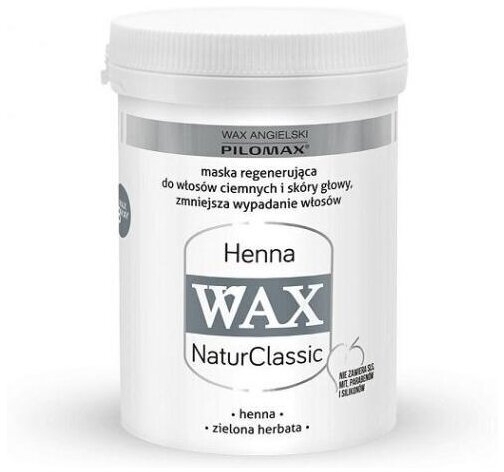 WAX NaturClassic Henna maska do włosów ciemnych 480 ml