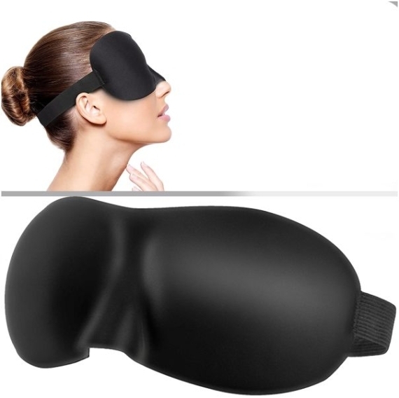 WAYA 3D Comfort Eye Mask Black 1 sztuka