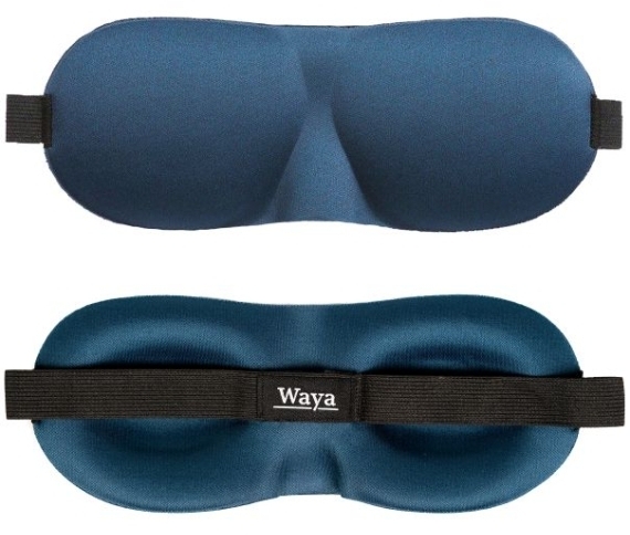 WAYA 3D Comfort Eye Mask Blue 1 sztuka