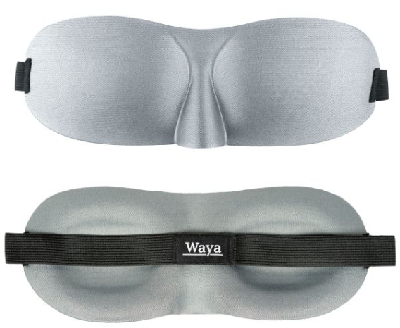 WAYA 3D Comfort Eye Mask Grey 1 sztuka