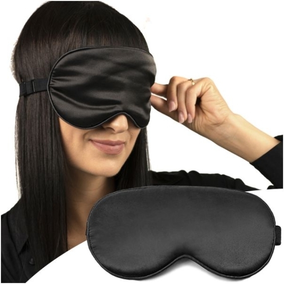 WAYA Extra Soft Eye Mask Black 1 sztuka