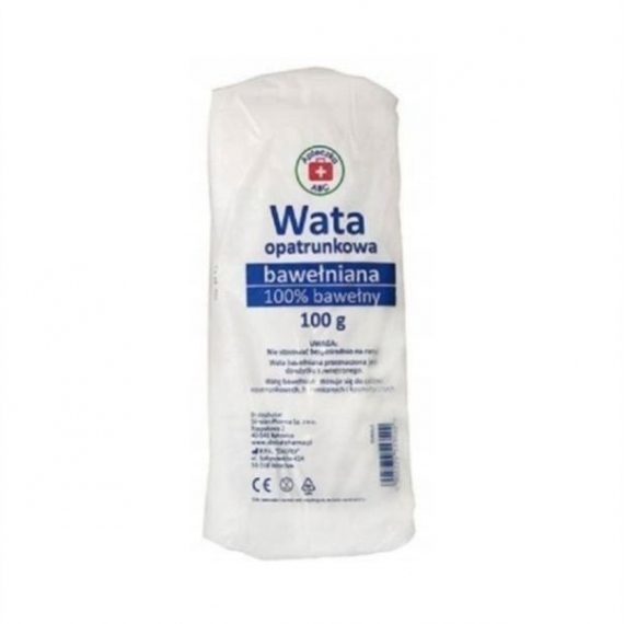 Wata bawełniana 100% APTECZKA ABC 100g 1 opakowanie