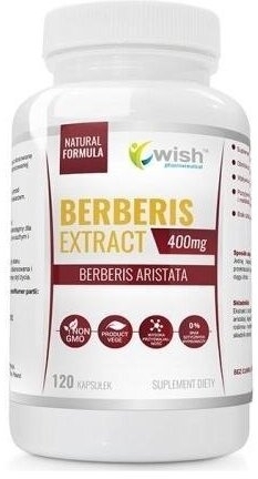 Wish Berberis Extract 400 mg 120 kapsułek