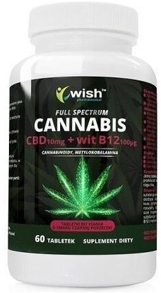 Wish CBD + Wit B12 60 tabletek