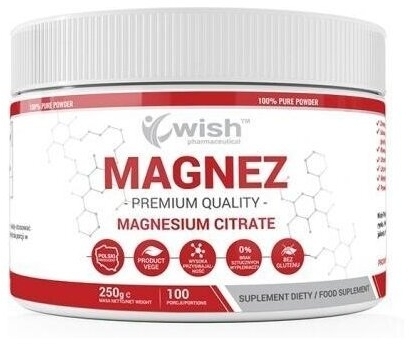 Wish Cytrynian magnezu proszek 250 g
