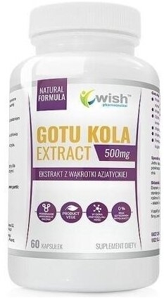 Wish Gotu Kola 500 mg 60 kapsułek