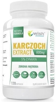 Wish Karczoch 600 mg 120 kapsułek