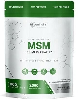 Wish MSM Siarka organiczna proszek 1 kg