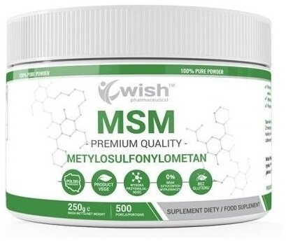 Wish MSM Siarka organiczna proszek 250 g