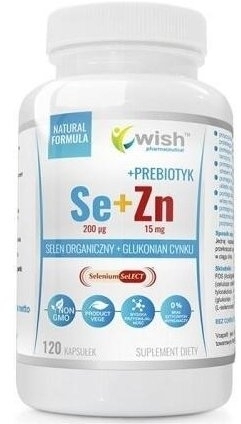 Wish Selen + Cynk 120 kapsułek