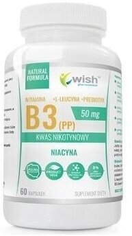 Wish Witamina B3 50mg 60 kapsułek