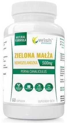 Wish Zielona Małża Nowozelandzka 60 kapsułek
