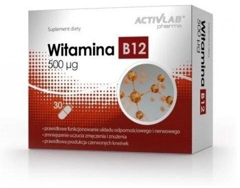 Witamina B12 50 mcg 30 kapsułek
