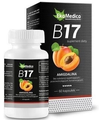 Witamina B17 Amigdalina EkaMedica 60 kapsułek