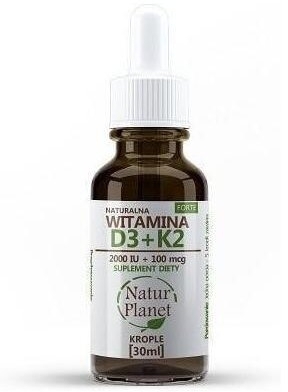 Witamina D3 + K2 FORTE krople 30 ml