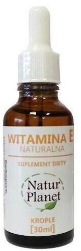 Witamina E NaturPlanet krople 30 ml