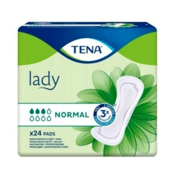 Wkładki anatomiczne TENA LADY Normal 24 sztuk