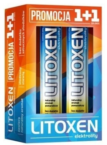 Xenico Pharma Litoxen Elektrolity 20 + 20 tabletek musujących