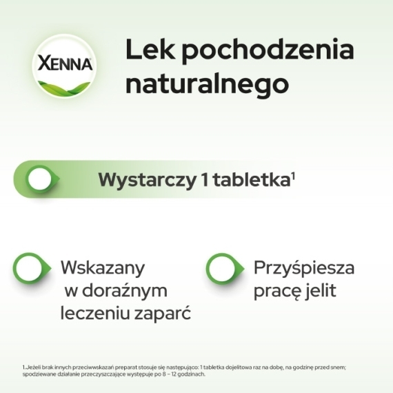Xenna Extra Comfort tabletki do jelitowe 10 tabletek