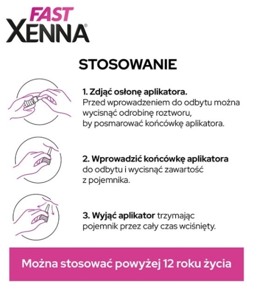 Xenna Fast mikrowlewki doodbytnicze 6 x 10 g