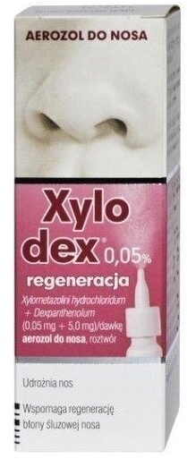 Xylodex 0,05% aerozol do nosa 10 ml