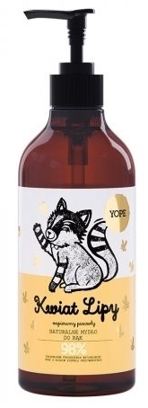 YOPE Mydło do rąk Kwiat Lipy 500 ml
