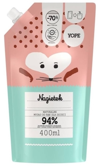 YOPE Refill mydło do rąk dla dzieci Nagietek 400 ml