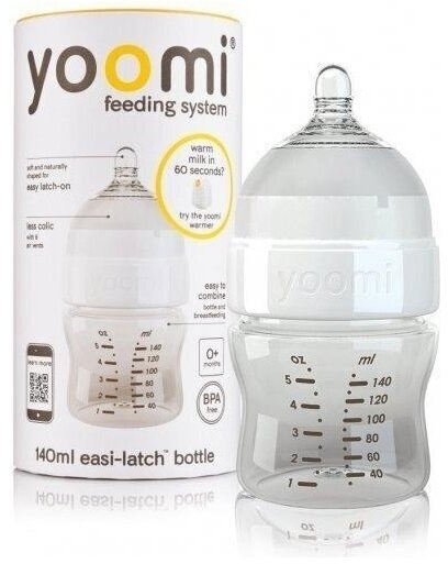 Yoomi White butelka ze smoczkiem 140 ml