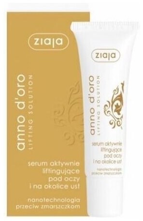 ZIAJA ANNO D'ORO Serum aktywnie liftingujące pod oczy i na okolice ust 30 ml