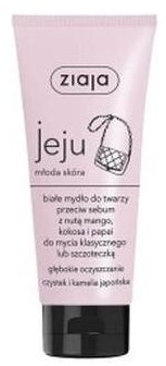 ZIAJA JEJU Białe mydło do twarzy 75 ml
