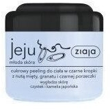 ZIAJA JEJU Cukrowy peeling do ciała w czarne kropki 200 ml