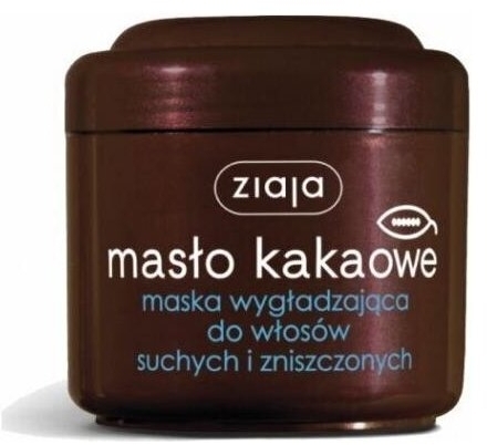 ZIAJA MASŁO KAKAOWE Maska do włosów suchych wygładzająca 200 ml