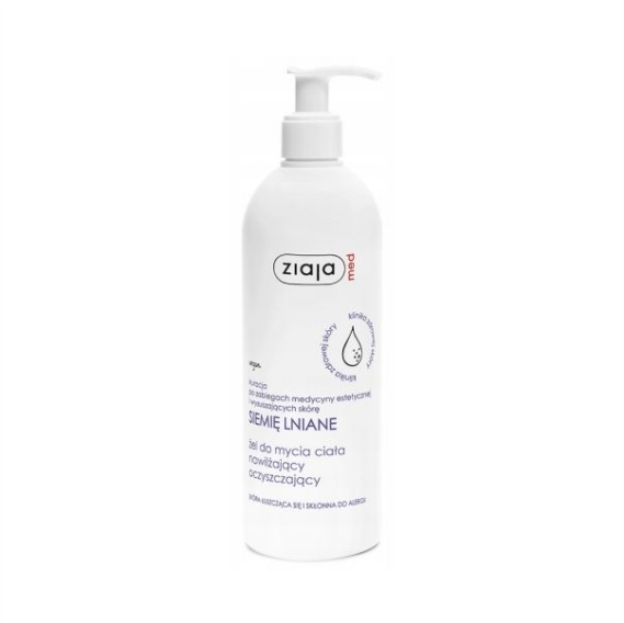 ZIAJA MED SIEMIĘ LNIANE Żel do mycia ciała 400 ml